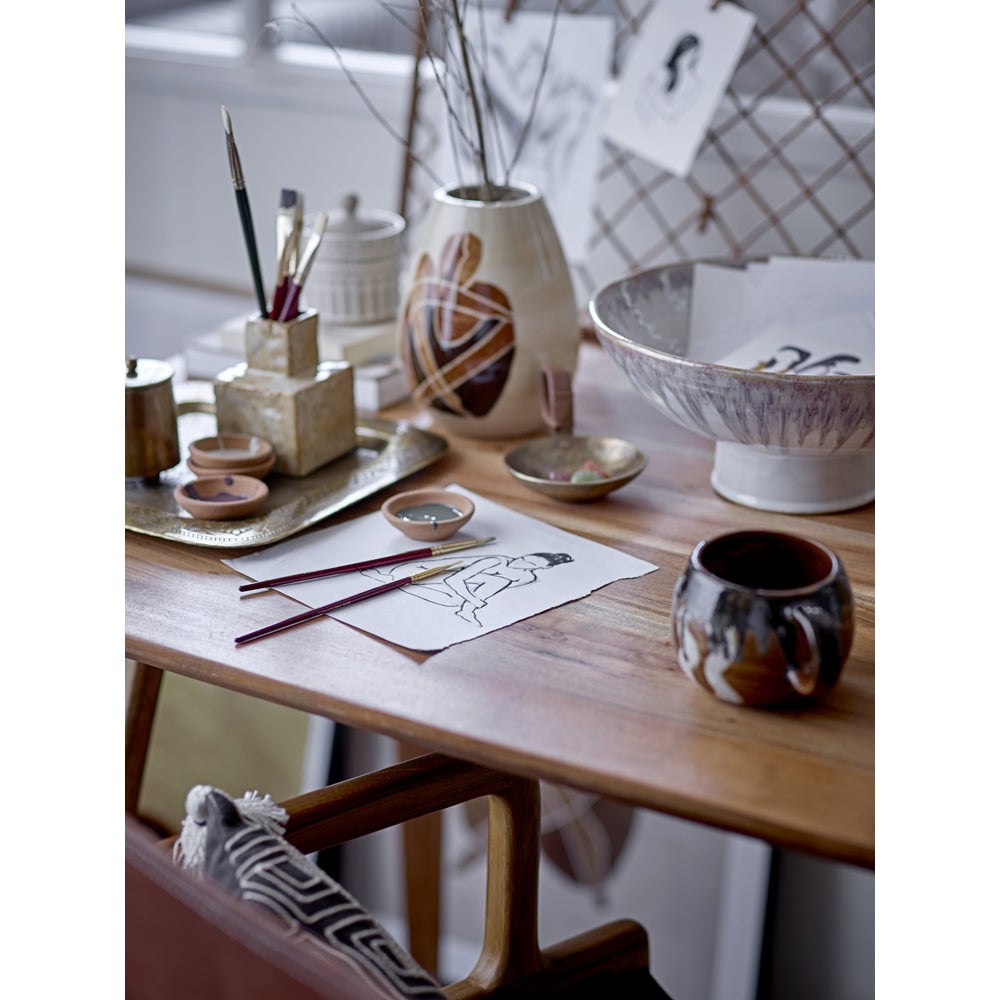 Ollie Lounge Chair - Brown Bloomingville 12