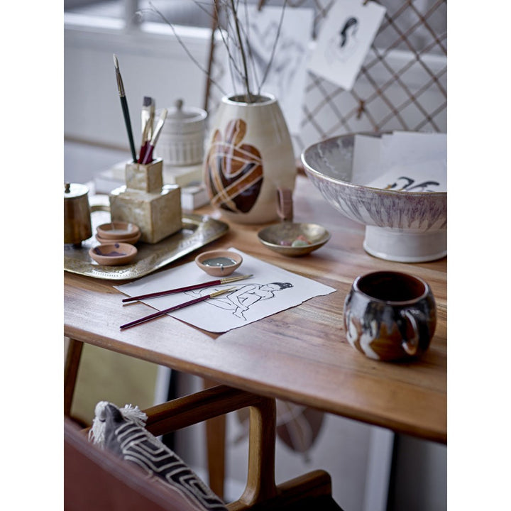 Ollie Lounge Chair - Brown Bloomingville 12