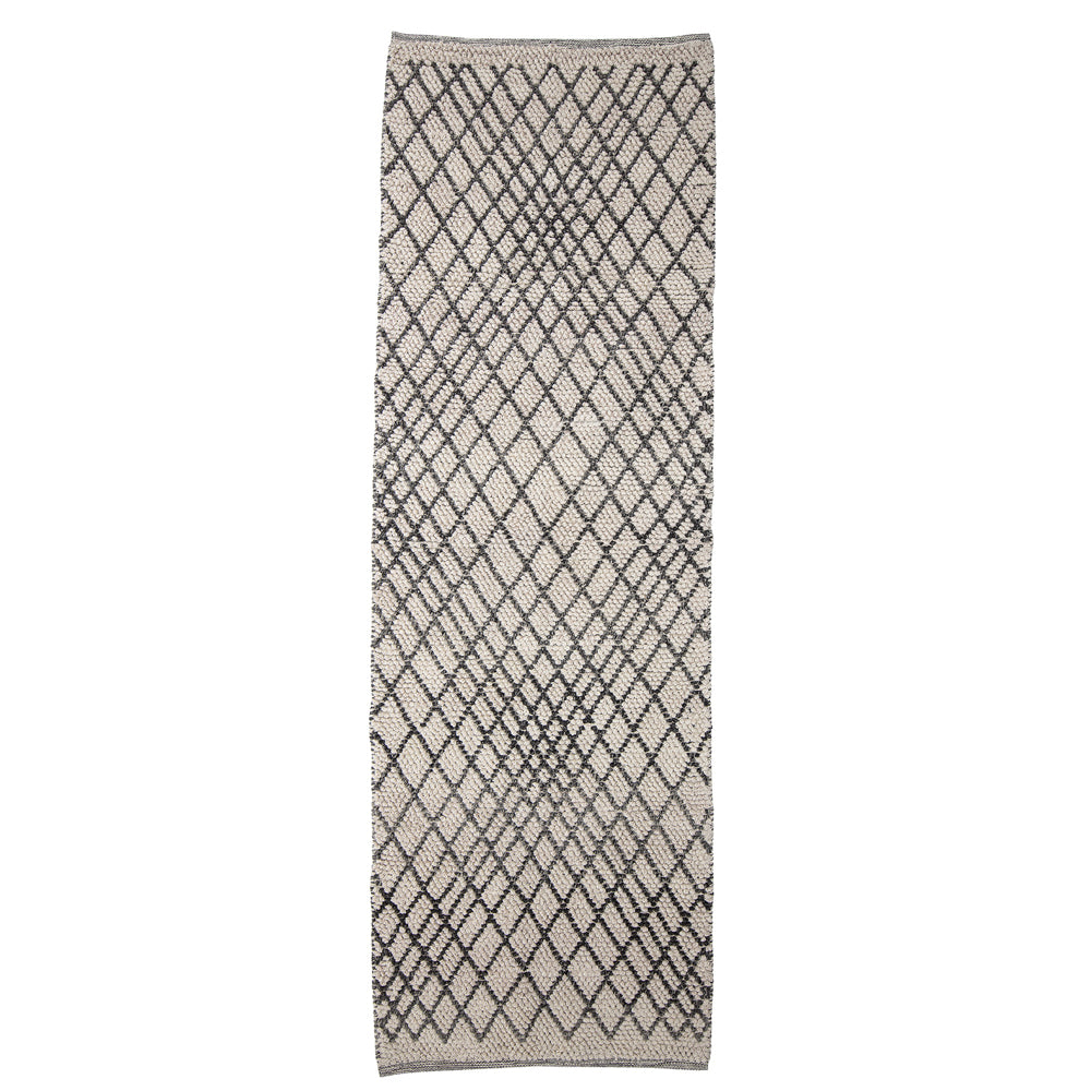 Bloomingville Kaya Rug in Grey Wool