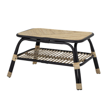 Bloomingville Loue Sidetable in Black Rattan