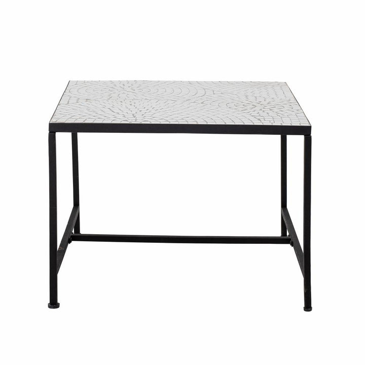 Niah Square Coffee Table - White Stone Bloomingville 1
