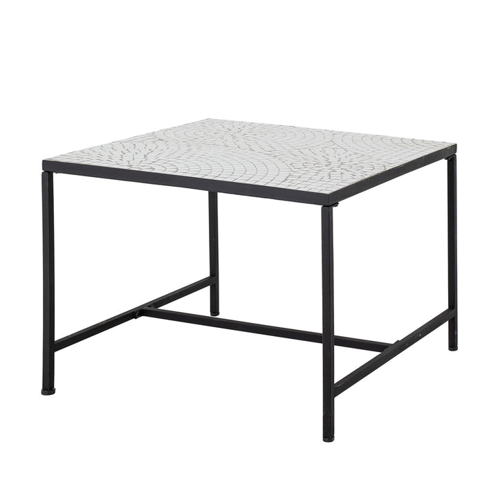 Niah Square Coffee Table - White Stone Bloomingville 2