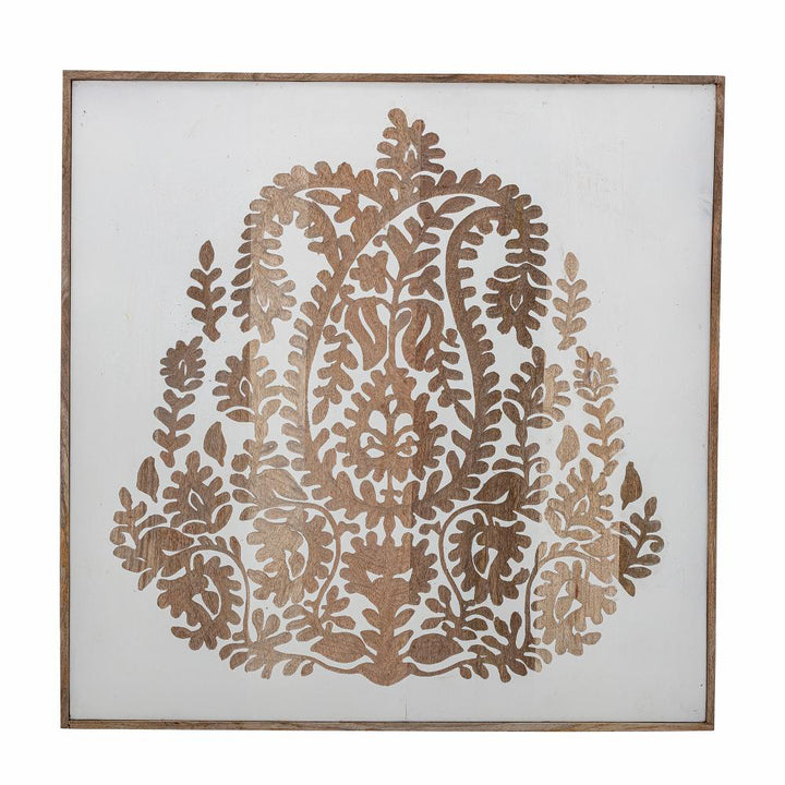 Nevil Wall Decor - White Mango Wood Bloomingville 1