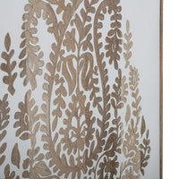 Bloomingville Nevil Wall Decor in White Mango Wood