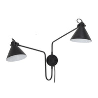 Bloomingville Felicity Wall Lamp in Black Metal