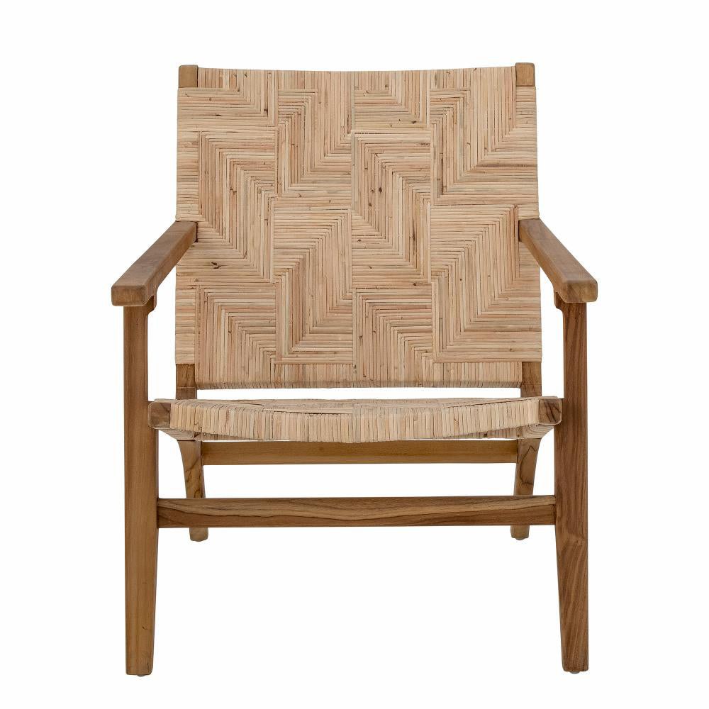 Mills Lounge Chair - Brown Rattan Bloomingville 1