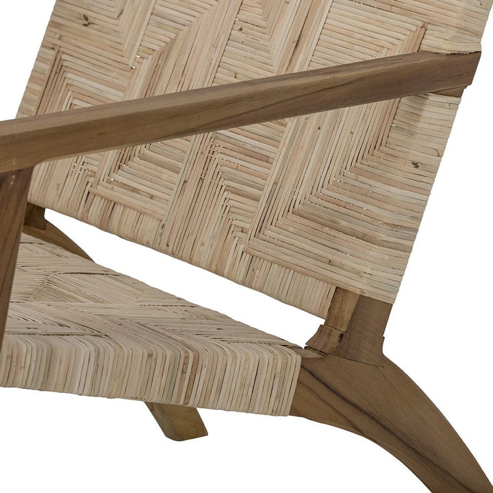 Mills Lounge Chair - Brown Rattan Bloomingville 6