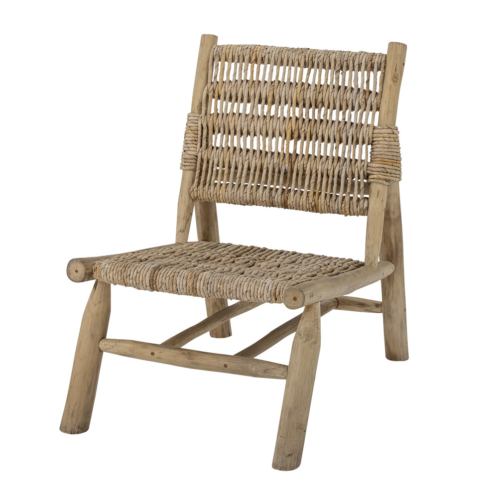 Bloomingville Ruthy Lounge Chair in Natural Teak