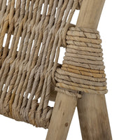 Bloomingville Ruthy Lounge Chair in Natural Teak