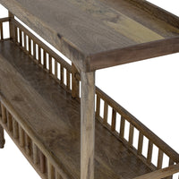 Bloomingville Sali Large Console Table in Brown Mango Wood