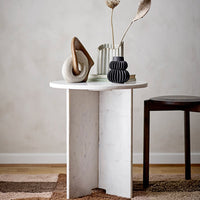 Bloomingville Jasmia Sidetable in White Marble