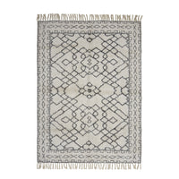 Bloomingville Jaqueline Cotton Rug in White