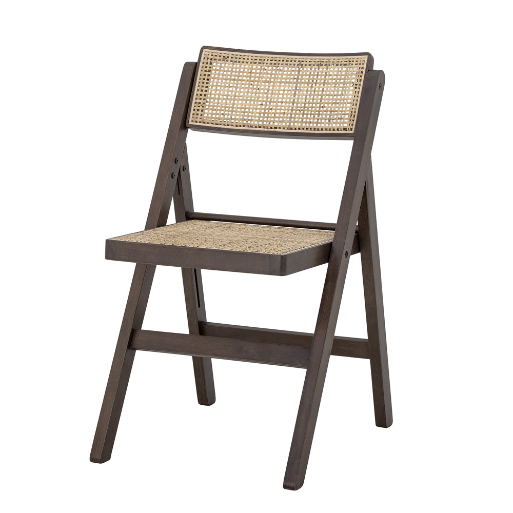 Bloomingville Loupe Chair in Brown Rubberwood