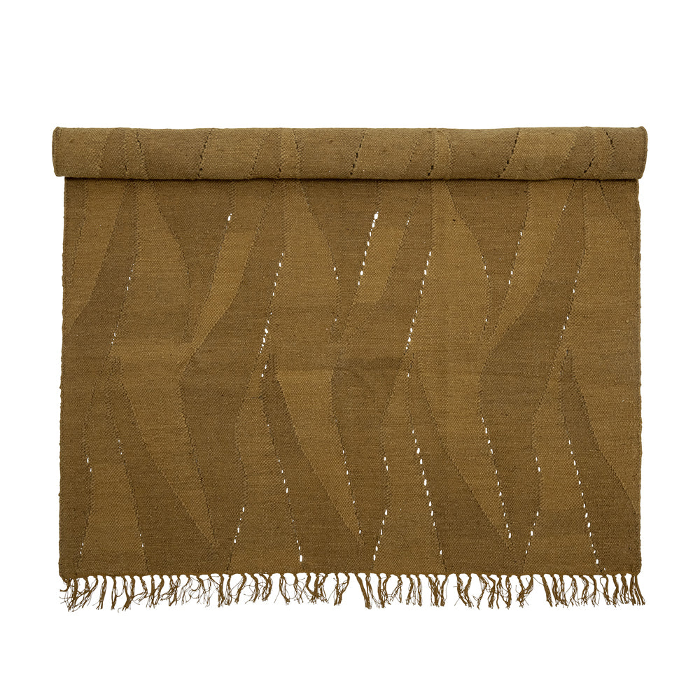 Zola Rug - Brown Wool Bloomingville 3