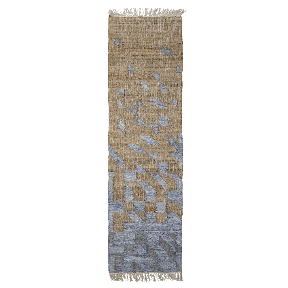 Bloomingville Vikka Rug in Blue Jute