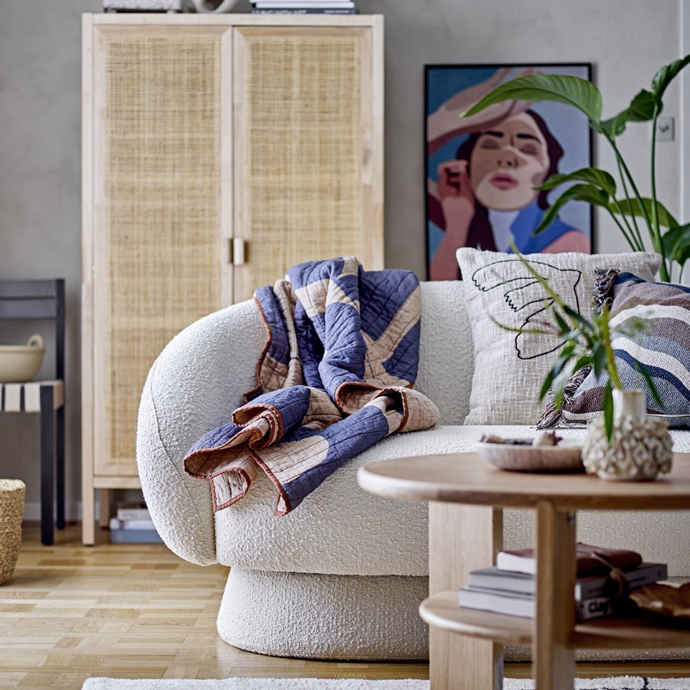 Viga Rug - White Cotton Bloomingville 2