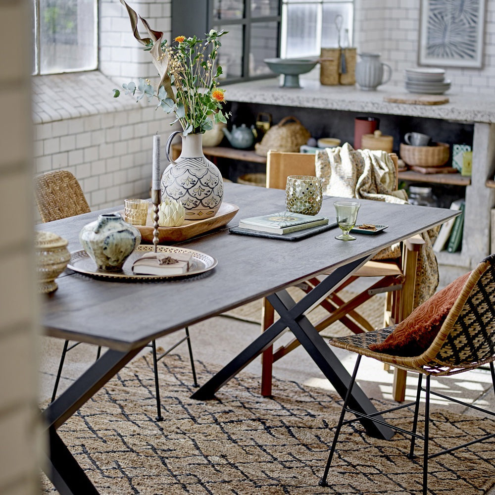 Bloomingville Maldon Dining Table in Brown Oak