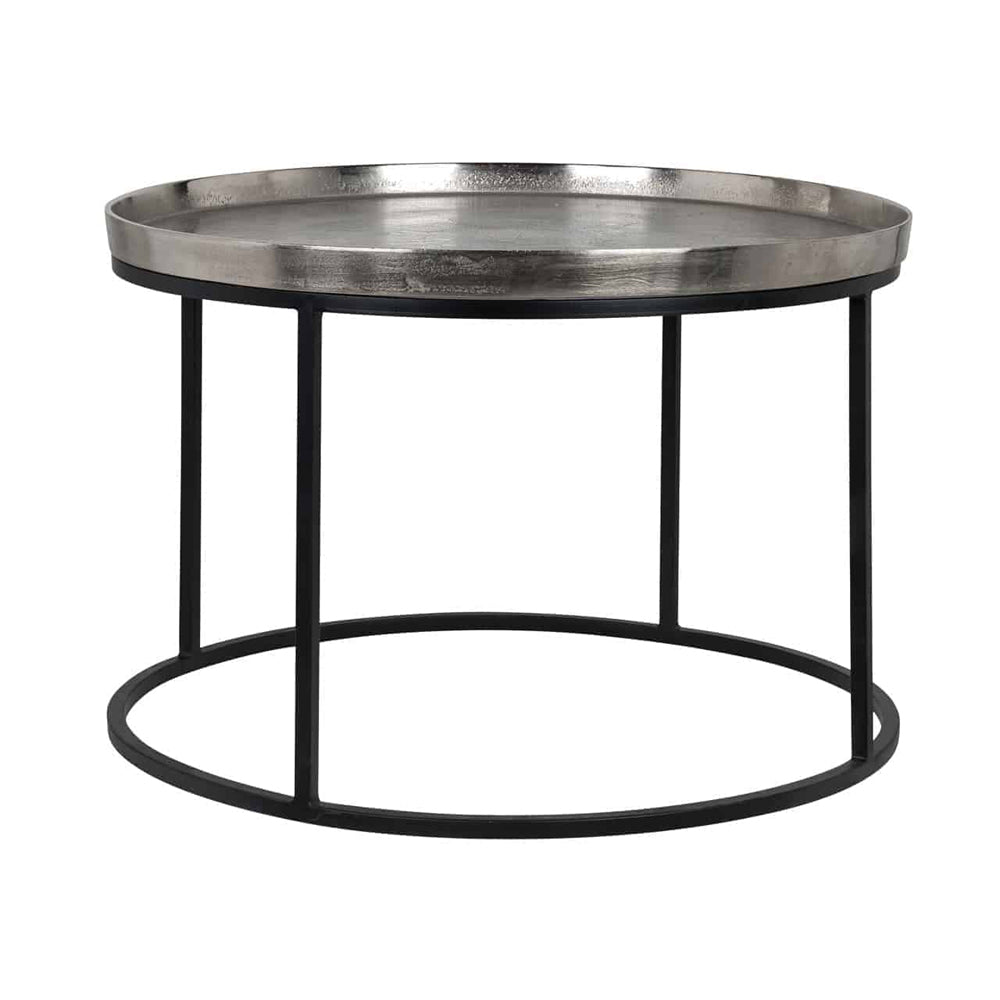 Richmond Lyam Silver And Black Coffee Table