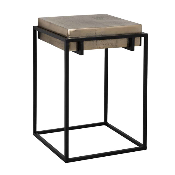 Richmond Calloway Champagne Gold Side Table
