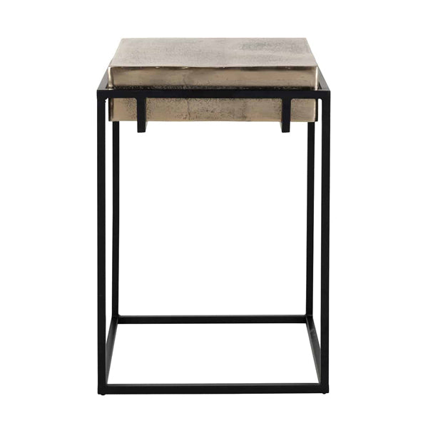 Richmond Calloway Champagne Gold Side Table