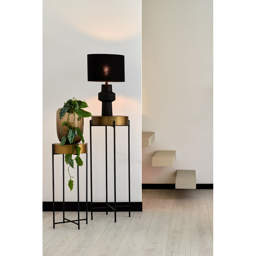 Light & Living Briska Table Lamp Base Matt Black