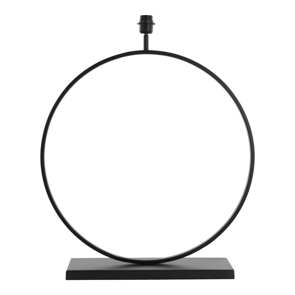 Light & Living Liva Table Lamp Base Matt Black