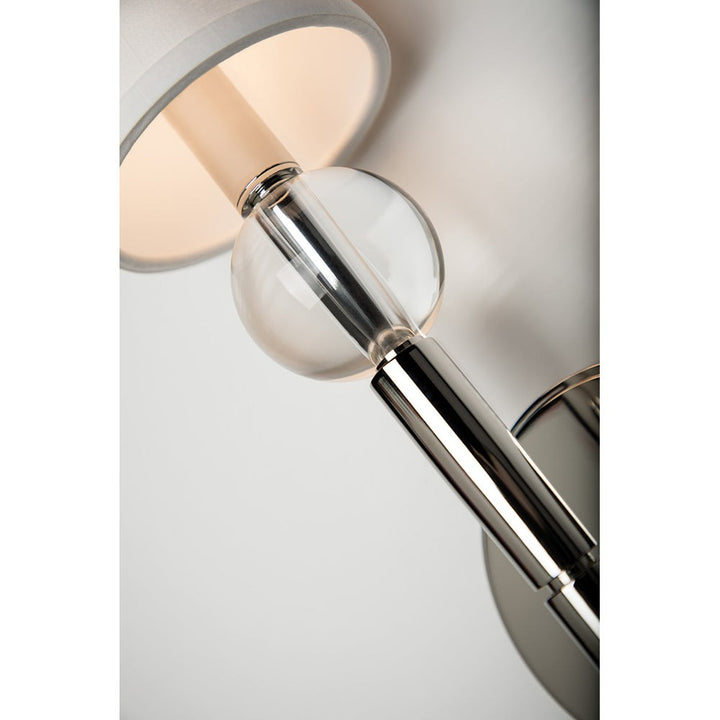 Rockland Wall Light - Aged Brass & Off White Hudson Valley Lighting 3