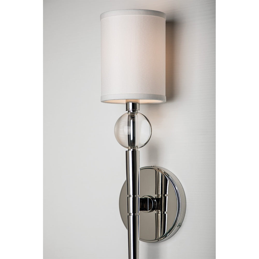 Rockland Wall Light - Aged Brass & Off White Hudson Valley Lighting 6