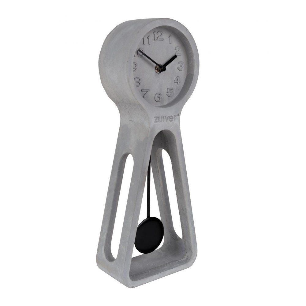 Zuiver Pendulum Clock Time Concrete
