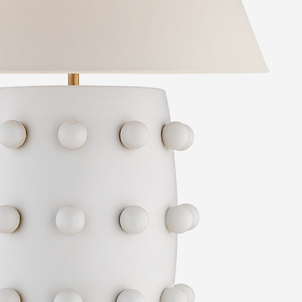 Andrew Martin Linden Table Lamp Plaster White