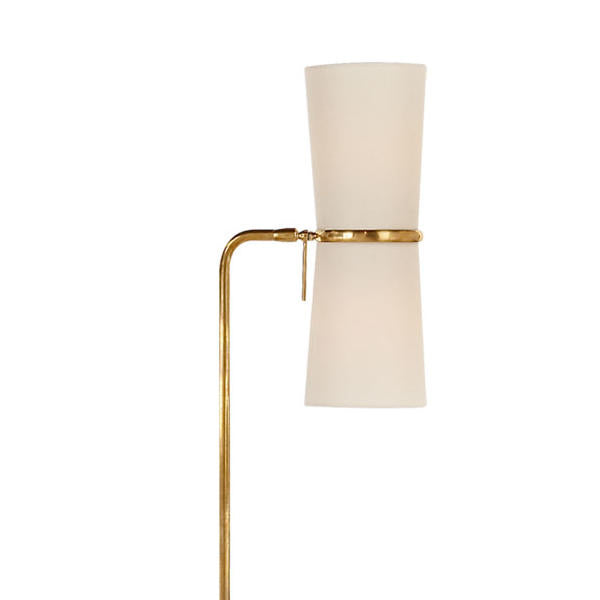 Andrew Martin Clarkson Floor Lamp Brass