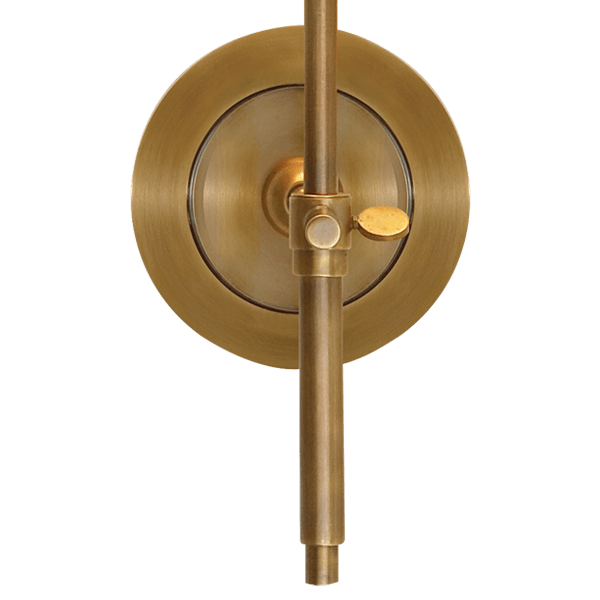Camille Wall Light in Hand-Rubbed Antique Brass - Andrew Martin