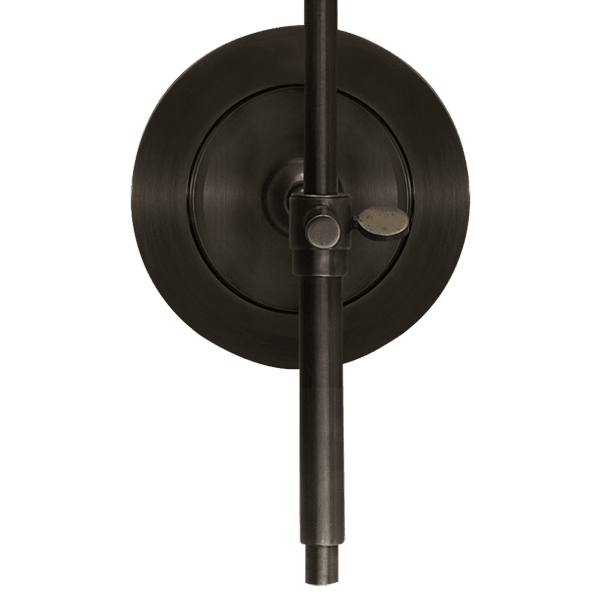 Andrew Martin Bryant Wall Light Bronze Black Trim Shade