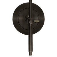 Andrew Martin Bryant Wall Light Bronze Black Trim Shade