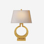 Andrew Martin Ring Form Table Lamp Gilded
