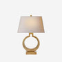 Andrew Martin Ring Form Table Lamp Brass