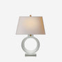 Andrew Martin Ring Form Table Lamp Crystal