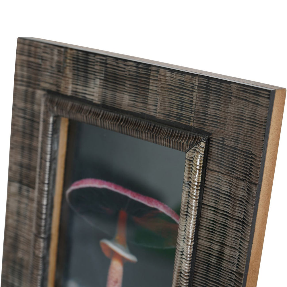 Libra Interiors Rustic Brown Horn Photo Frame