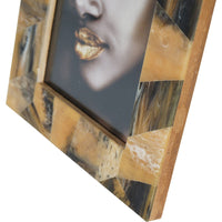 Libra Interiors Tortoiseshell Style Rectangular Photo Frame