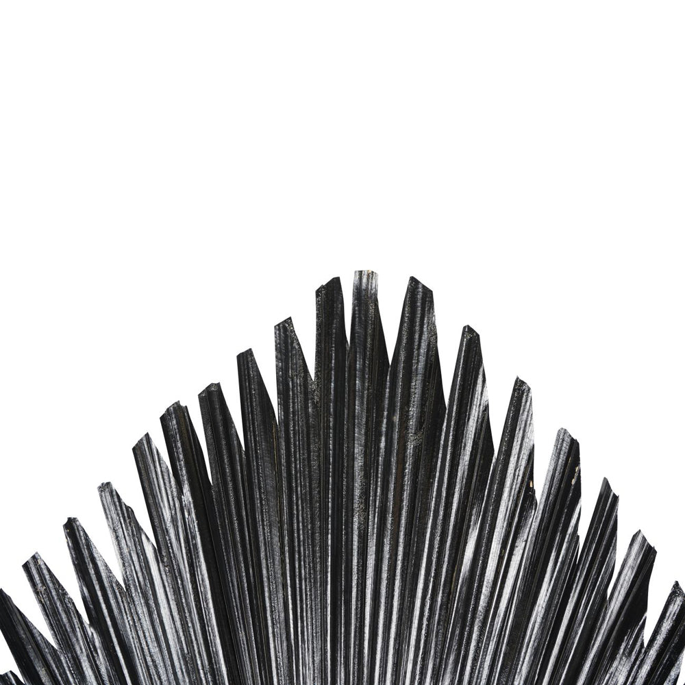 Libra Interiors Arrowhead Palm Leaf in Black