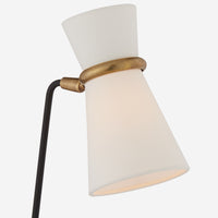 Andrew Martin Clarkson Table Lamp Black And Brass