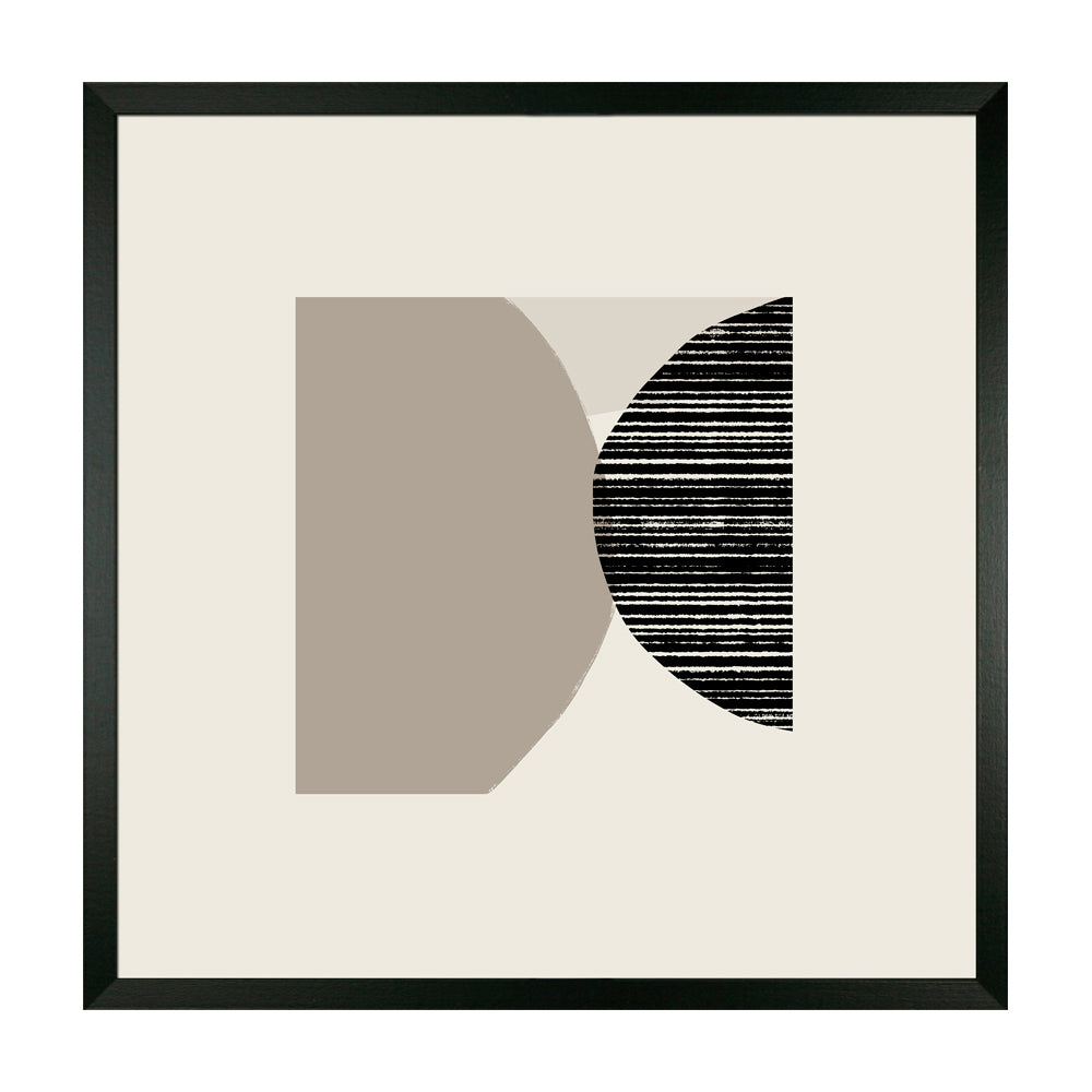 Fragmented Shapes I' - Framed & Glazed Print - 42x42cm Camelot Art 1