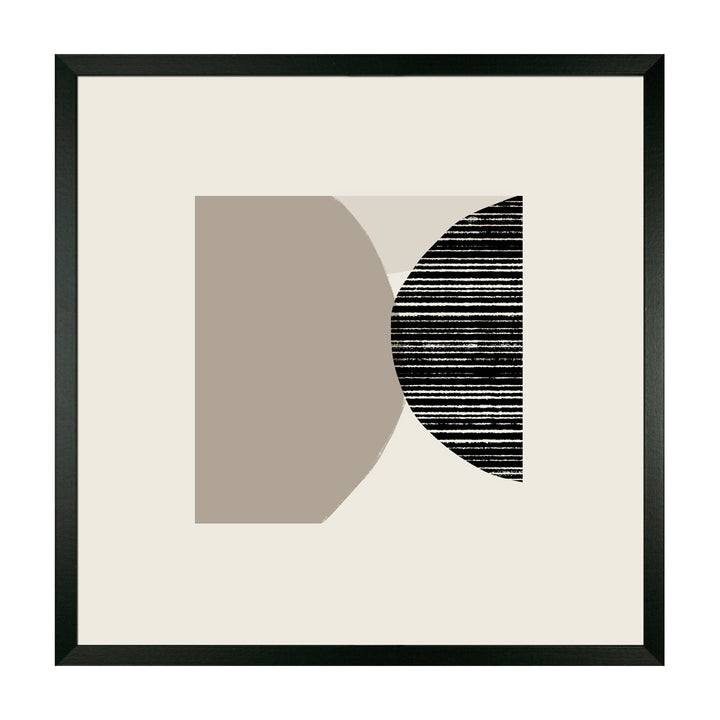 Fragmented Shapes I' - Framed & Glazed Print - 42x42cm Camelot Art 1