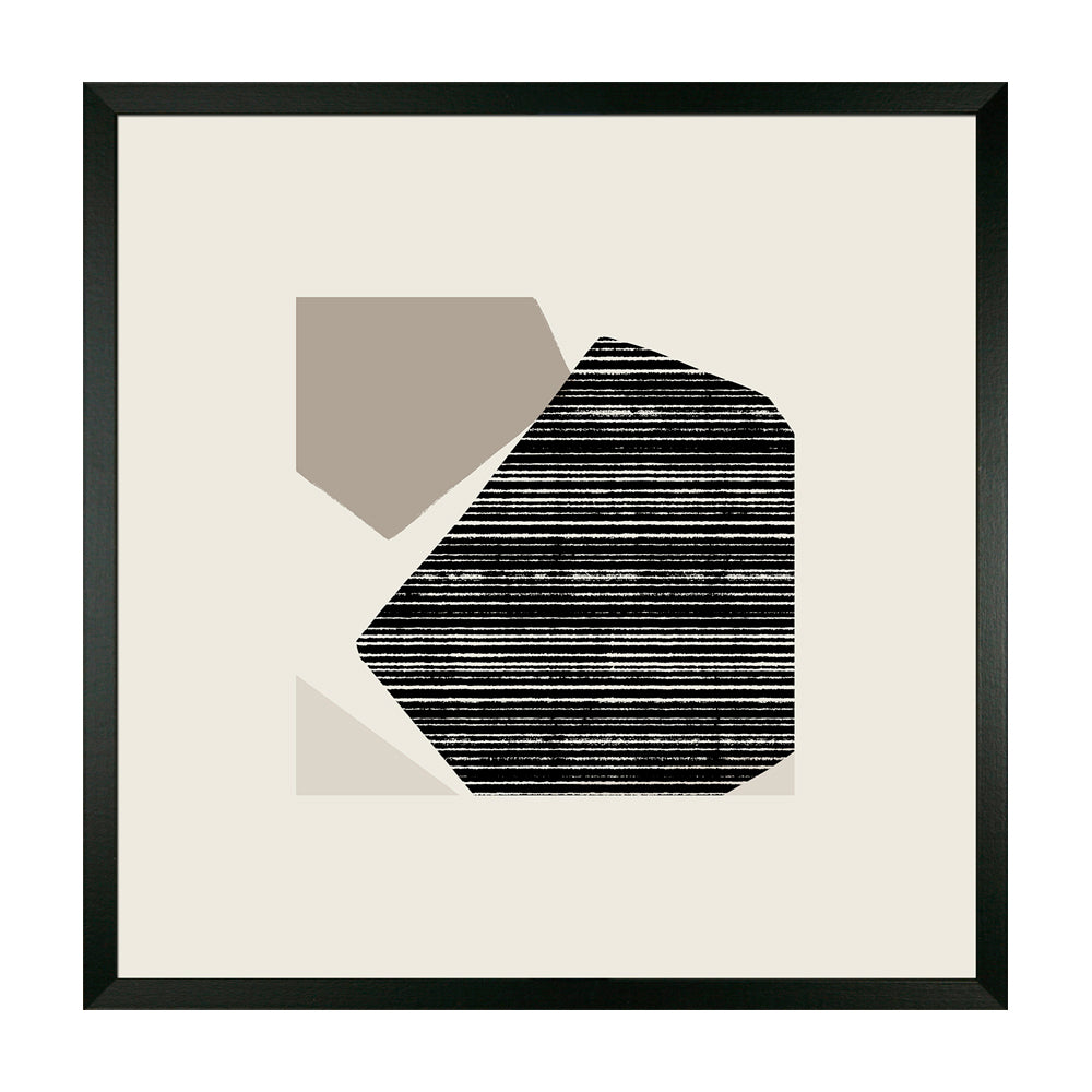Olivia's 'Fragmented Shapes IV' - Framed & Glazed Print - 42x42cm