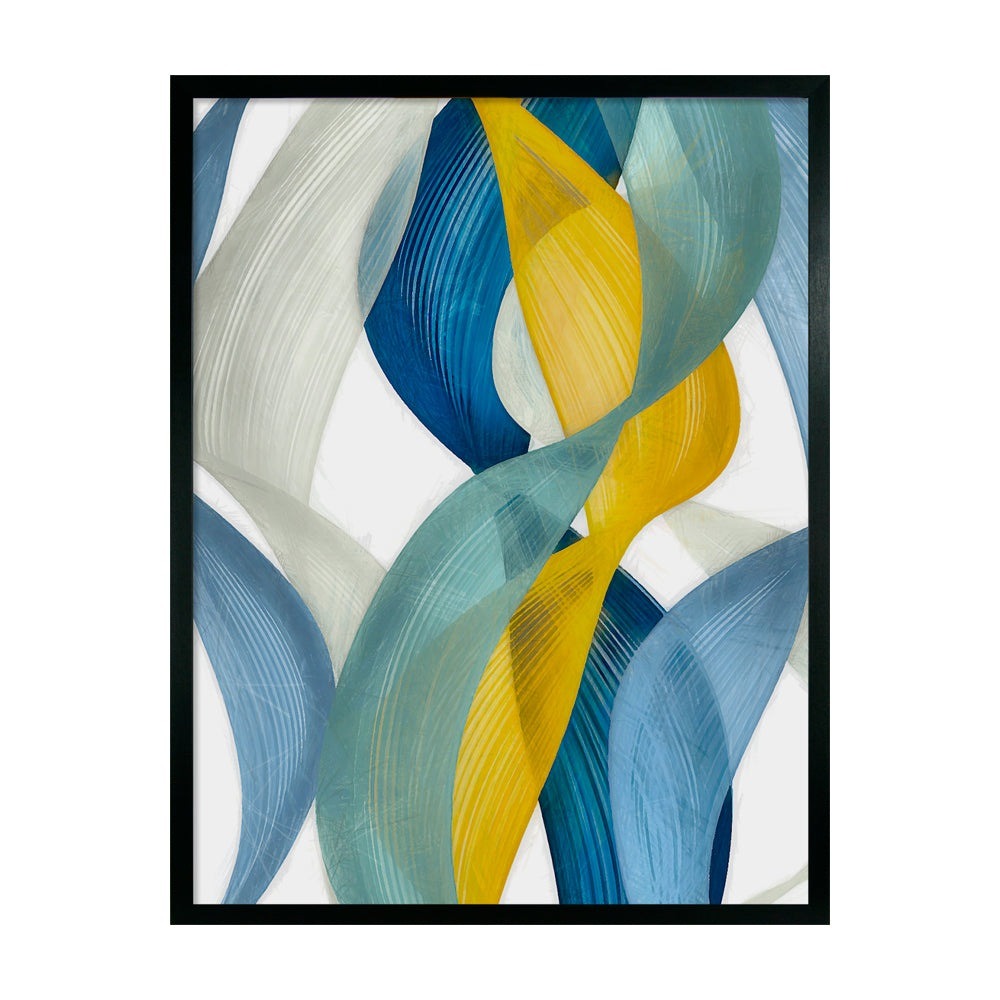 Olivia's 'Vertical Bands II' - Framed & Glazed Print - 71.5x55.5cm