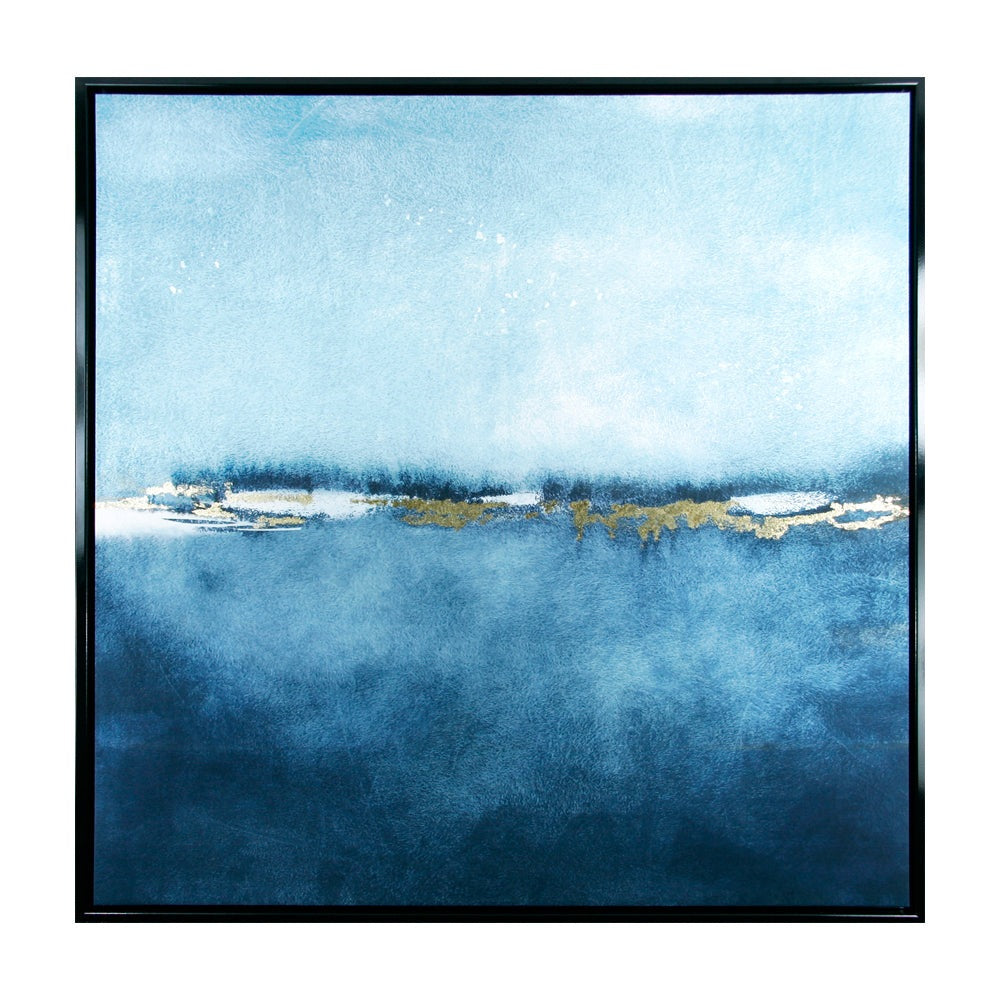 Olivia's 'Ocean Dreaming II' - Framed Canvas - 94x94cm