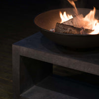 Ivyline Fire Pit & Rectangle Console Granite