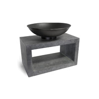 Ivyline Fire Pit & Rectangle Console Cement