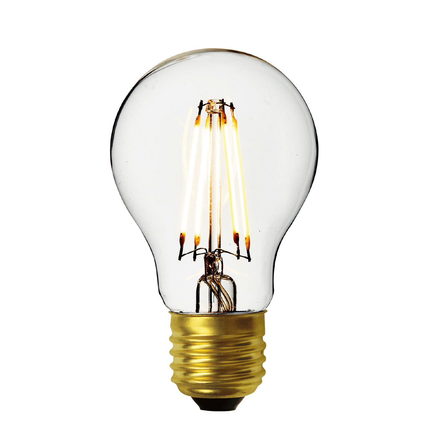  Industville-Industville Vintage LED Edison Bulb Old Filament Lamp - 7W E27 Classic A60 - Clear-Clear 81 