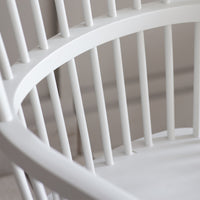 Garden Trading Spindle Armchair in Lily White